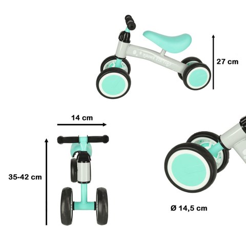Rowerek biegowy Trike Fix Tiny rower jeździk 3w1 miętowy
