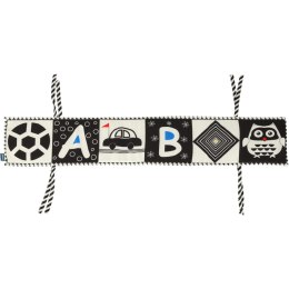 Ochraniacz do łóżeczka mata sensoryczna książeczka książka kontrastowa miękka