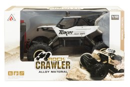 Samochód zdalnie sterowany na pilota RC Rock Crawler 1:12 4WD METAL srebrny