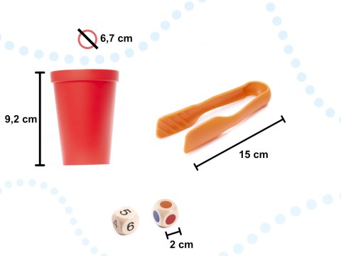 Kamyki kreatywne kolorowe układanka montessori 65 el.