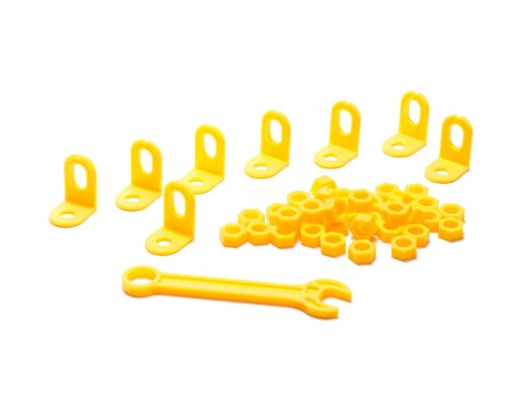 Wkrętarka wiertarka śrubki klocki konstrukcyjne zestaw majsterkowicza waliza 237 elementów