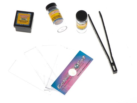 Mikroskop szkolny edukacyjny naukowy 1200x akcesoria