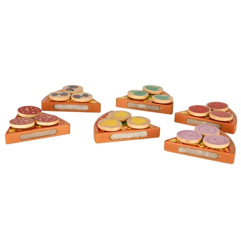 Pizza drewniany zestaw do zabawy na rzep akcesoria łopatka nóż talerz nauka krojenia 20cm