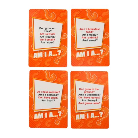 Gra rodzinna towarzyska dla dzieci Zgadnij kim jestem? Jedzenie