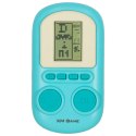 Gra zręcznościowa elektroniczna konsola retro gierka przenośna kieszonkowa niebieska
