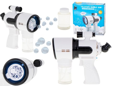 Pistolet do robienia baniek mydlanych bańki mydlane biały