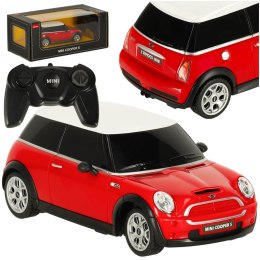 Samochód zdalnie sterowany Rastar 15000 MINI COOPERS 1:27 czerowny