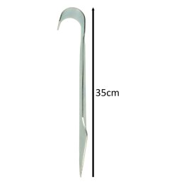 Kotwy haki do mocowania trampoliny huśtawki bramek 6 szt. 35 x 4 cm