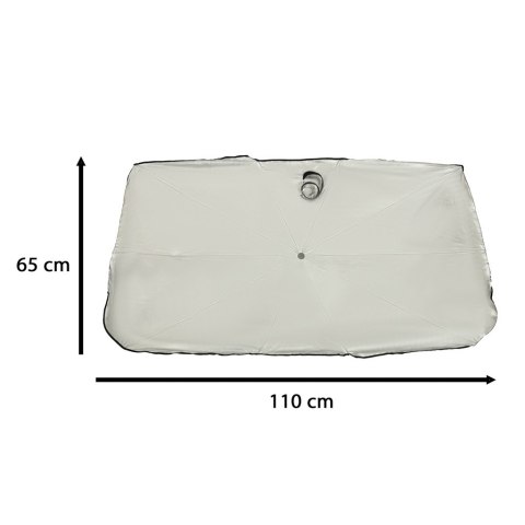 Parasol osłona przeciwsłoneczna na przednią szybę do samochodu auta mata składana UV 65x110cm