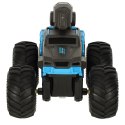 Samochód RC amfibia wodoodporny sterowany gestami ręką + 2 piloty niebieski