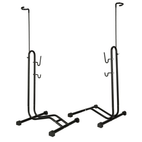 Stojak na rower Rallex uchwyt rowerowy serwisowy na koło 16-27" składany wysoki