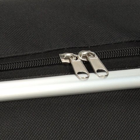 Kosz piknikowy termiczny składany koszyk na zakupy izolacyjny czarny