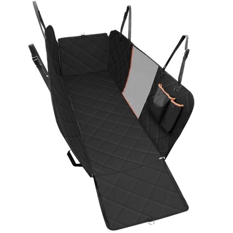 Mata dla psa do samochodu na siedzenie wodoodporna czarna