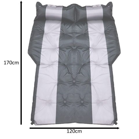 Materac łóżko do samochodu auta bagażnika dmuchany 170x128cm czarne