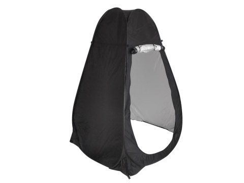 Namiot LUARO samorozkładający na prysznic przebieralnia turystyczna toaleta wc czarne