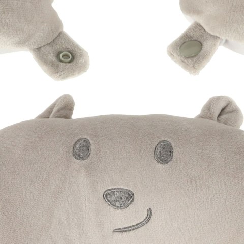 Poduszka podróżna 2w1 rogal pod kark do samolotu samochodu maskotka miś