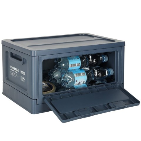 Organizer do bagażnika samochodowy pudełko skrzynka składana 25l granatowa