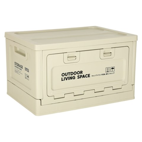 Organizer do bagażnika samochodowy pudełko skrzynka składana 25l szara