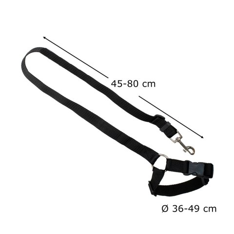 Smycz dla psa kota pas bezpieczeństwa do auta samochodu na zagłówek bezpieczny mocny