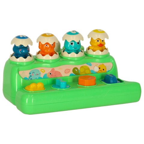 Wbijak gra zręcznościowa przebijak dinozaur wyskakujące zwierzątka