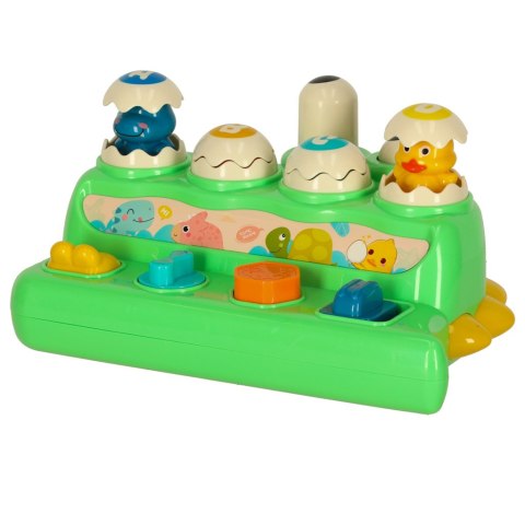 Wbijak gra zręcznościowa przebijak dinozaur wyskakujące zwierzątka