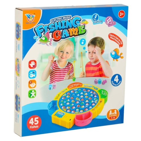 Gra zręcznościowa rodzinna rybki łowienie 45 rybek + 4 wędki