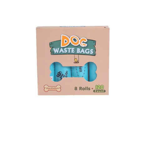 Woreczki na odchody 8 rolek + dyspenser