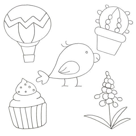 Zabawka interaktywna edukacyjna robot nauka rysowania fiszki mazaki pomarańczowy