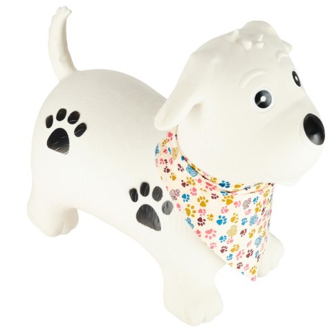 Skoczek dla dzieci do skakania z pompką gumowy piesek