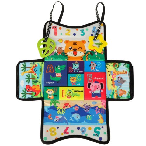 Sorter pudełko z chusteczkami sensoryczne montessori mata 2w1