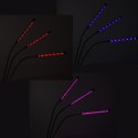 Lampa do roślin LED uprawy wzrostu panel 3 żarówki