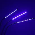 Lampa do roślin LED uprawy wzrostu panel 3 żarówki