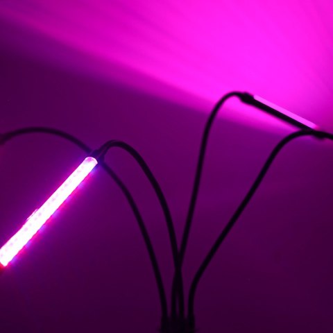 Lampa do roślin LED uprawy wzrostu panel na statywie 4x80LED