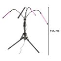 Lampa do roślin LED uprawy wzrostu panel na statywie 4x80LED