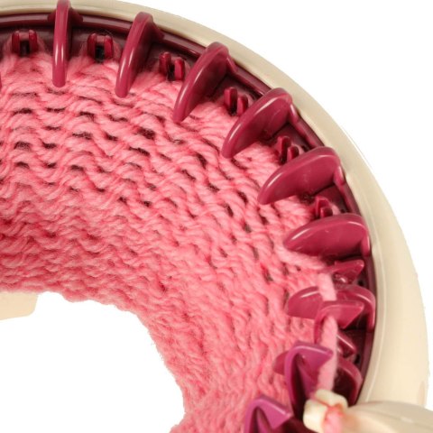 Maszyna dziewiarska zestaw do szycia robienia na drutach 5 kolorów włóczek