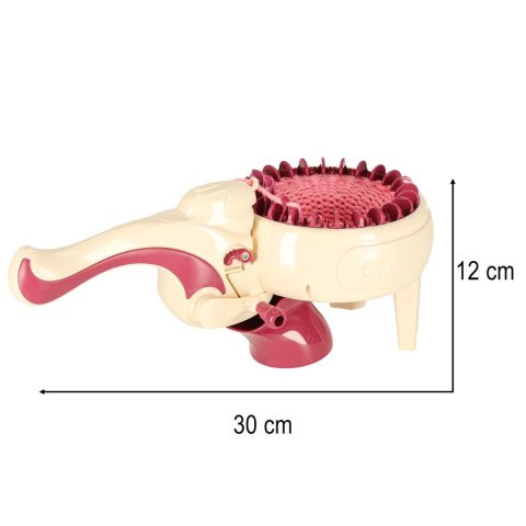 Maszyna dziewiarska zestaw do szycia robienia na drutach 5 kolorów włóczek