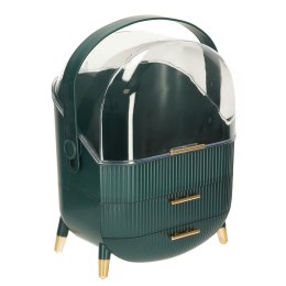 Szkatułka organizer na kosmetyki szafka zielona