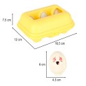 Układanka edukacyjna sorter dopasuj kształty jajka montessori zwierzątka 6 szt