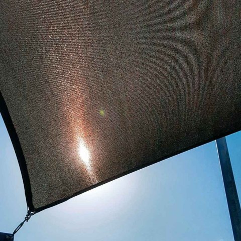 Żagiel przeciwsłoneczny LUARO ogrodowy tarasowy wodoodporny 3x3x3m trójkąt szary