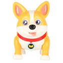 Pies piesek interaktywny robot Corgi świecące uszy muzyka