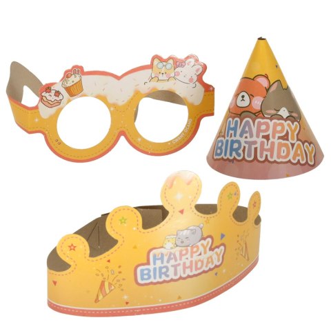 Tort urodzinowy piętrowy do krojenia na rzepy muzyka światła kuchnia 16 elementów różowy