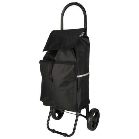 Wózek torba na zakupy na kółkach ze stelażem 95cm czarny