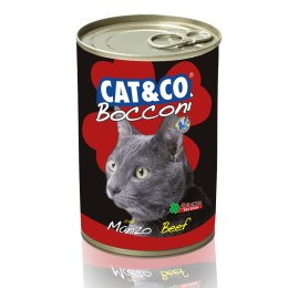 Cat&Co kawałki z wołowiną 400g