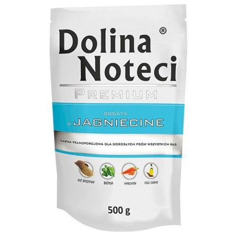 Dolina Noteci Premium bogata w jagnięcinę saszetka 500 g