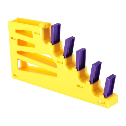 Domino klocki tor z wyrzutnią samolotów rakiet