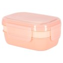 Lunch box śniadaniówka pudełko śniadaniowe z przegródkami dzielone 1900ml pomarańczowe