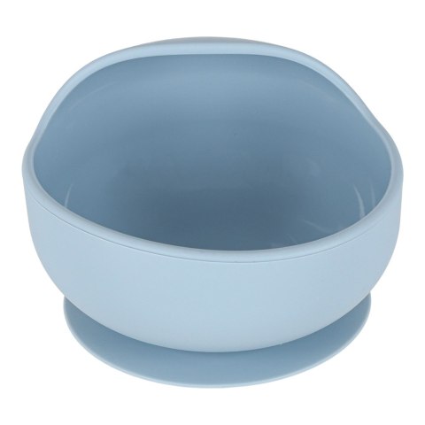 Naczynia silikonowe dla dzieci niemowląt krab zestaw 9 elementów niebieskie