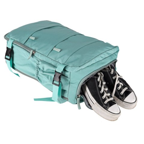 Plecak podróżny turystyczny bagaż zielony 45x30 cm