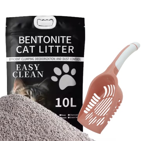 ZESTAW 2 x Żwirek bentonitowy 10L + Łopatka