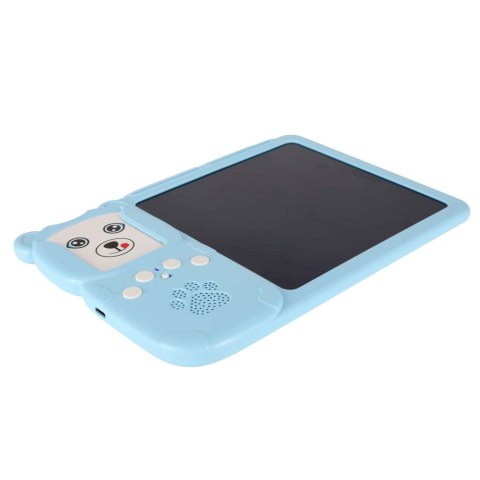 Nauka języka angielskiego czytnik kart do nauki słówek fiszki znikopis niebieski